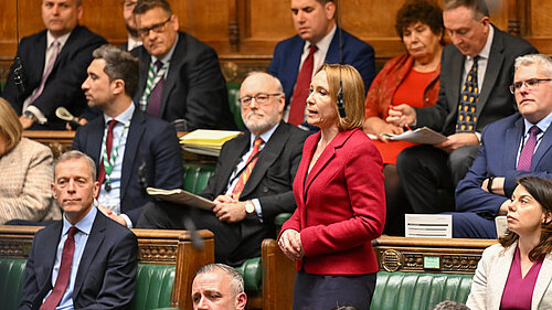 Helen Morgan speaking in Parliament