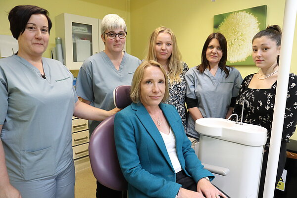 Helen Morgan at Green End dental practice