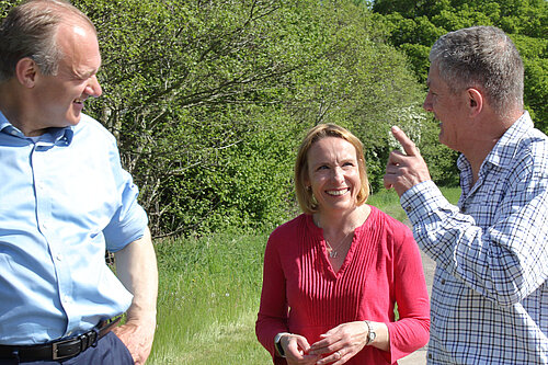 Helen at a North Shropshire farm