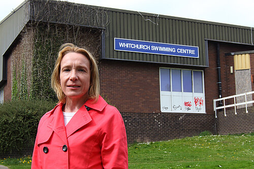 Helen at Whitchurch pools