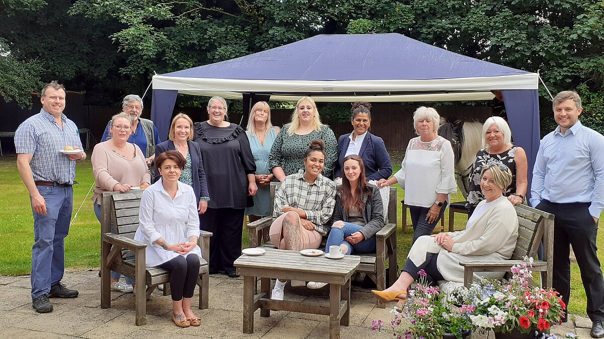 Helen meets carers and residents at Shropshire home for exploitation