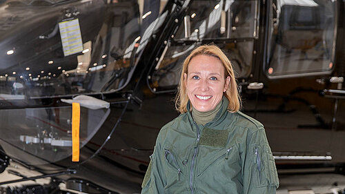 Helen Morgan at RAF Shawbury