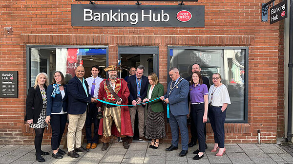 Helen Morgan opening Whitchurch banking hub