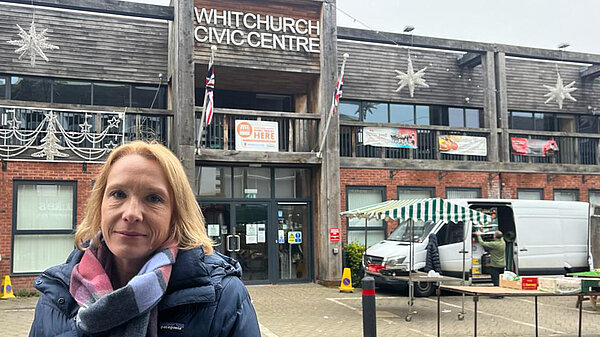 Helen at Whitchurch Civic Centre