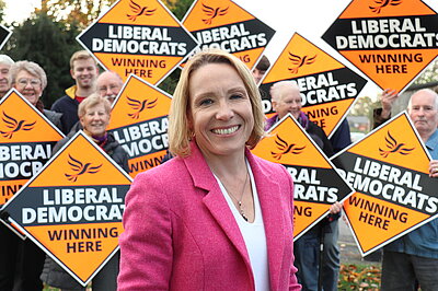Helen with some of her supporters