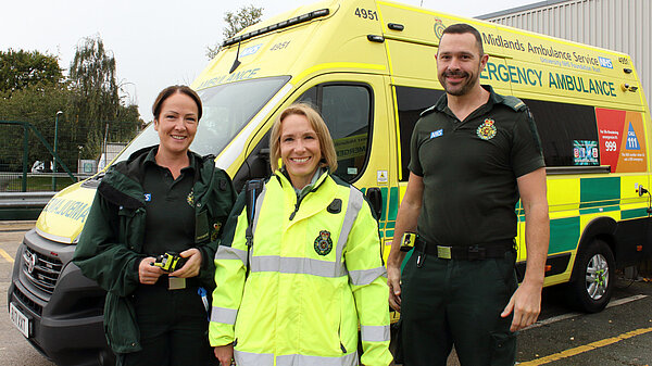 Helen starts a 12-hour ambulance shift with local paramedics