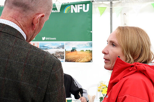 Helen at local NFU rep