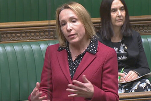 Helen Morgan speaking in Parliament