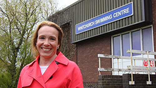 Helen at Whitchurch pool