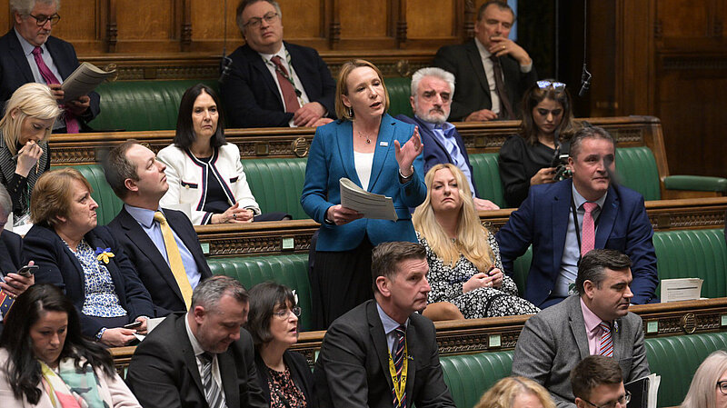 Helen in Parliament